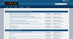 Desktop Screenshot of forum.scientia.ro