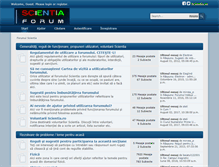 Tablet Screenshot of forum.scientia.ro