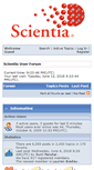 Mobile Screenshot of forum.scientia.com