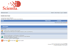 Tablet Screenshot of forum.scientia.com